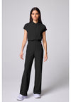 Black - Dolman Wide Leg Jumpsuit – Regular