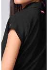 Black - Dolman Wide Leg Jumpsuit (View 3)