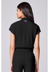 Black - Dolman Wide Leg Jumpsuit (Back)