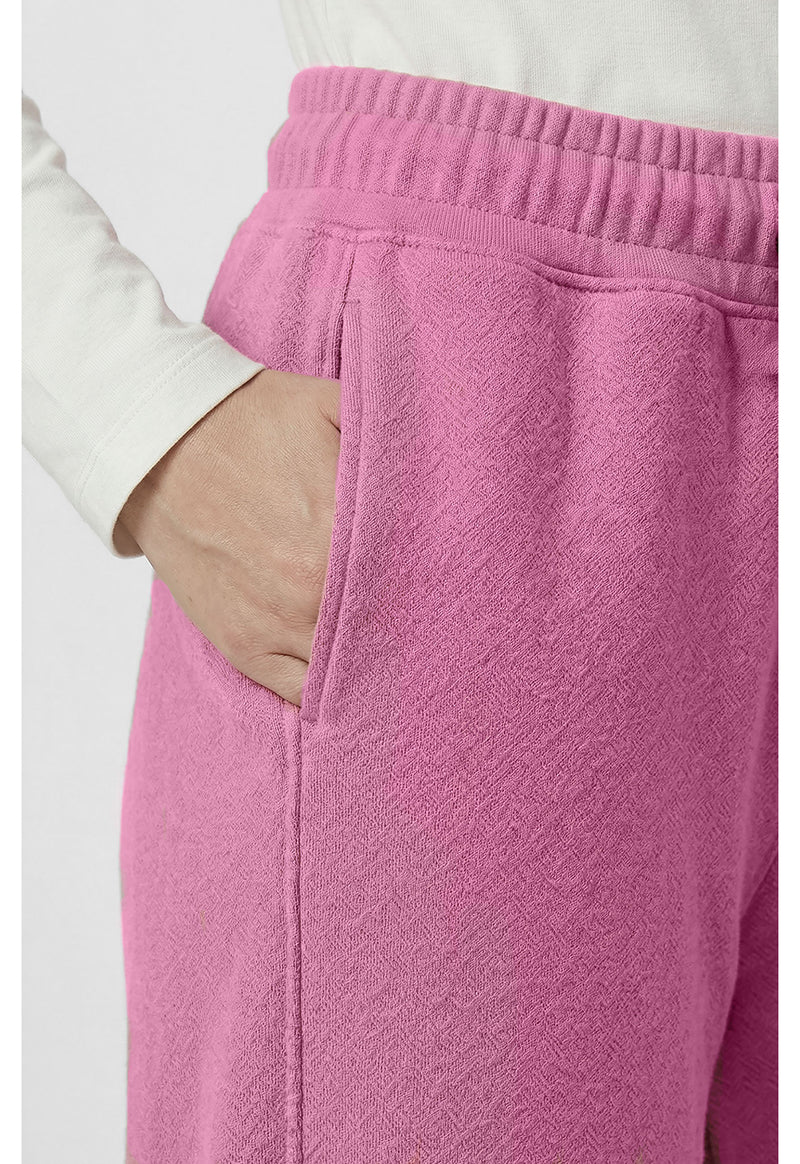 Pink Power Heather - Drawstring Wide Leg Pant (View 2)