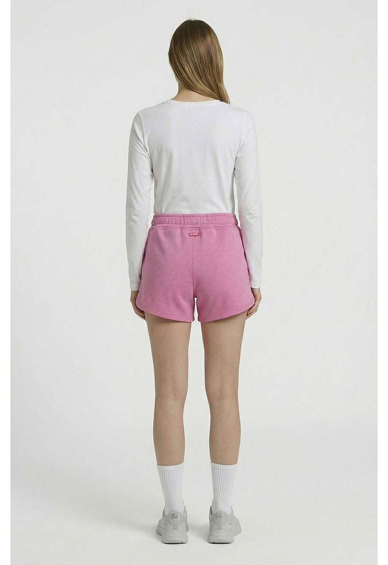 Pink Power Heather - Drawstring Short (View 4)