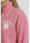 Pink Power Heather - Half Zip Pullover (View 3)
