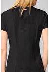 Black - Four Pocket Round Neck Top (View 4)