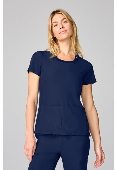 Four Pocket Round Neck Top