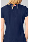 Navy - Four Pocket Round Neck Top (View 4)