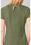 Olive - Four Pocket Round Neck Top (View 4)