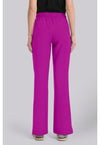 Back to the Fuschia - Med Couture Insight Women Scrub Pants - Back View