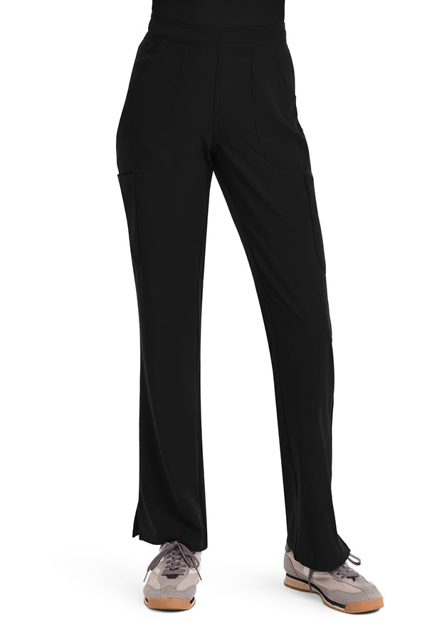 Women's Mid Rise Flare Leg Scrub Pants