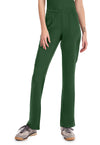 Hunter Green - Med Couture Insight Women Scrub Pants - Front View