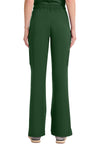 Hunter Green - Med Couture Insight Women Scrub Pants - Back View