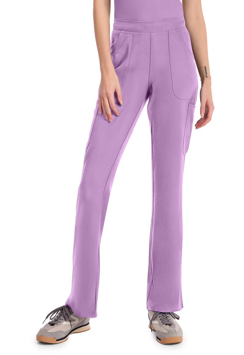 Lilac - Med Couture Insight Women Scrub Pants - Front View