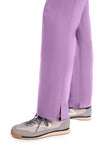 Lilac - Women's Mid Rise Flare Leg Scrub Pants (View 3)