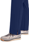 Navy - Women's Mid Rise Flare Leg Scrub Pants (View 4)