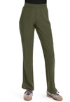 Olive - Med Couture Insight Women Scrub Pants - Front View