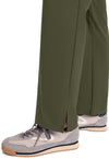 Olive - Women's Mid Rise Flare Leg Scrub Pants (View 4)