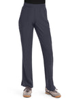 Pewter - Med Couture Insight Women Scrub Pants - Front View