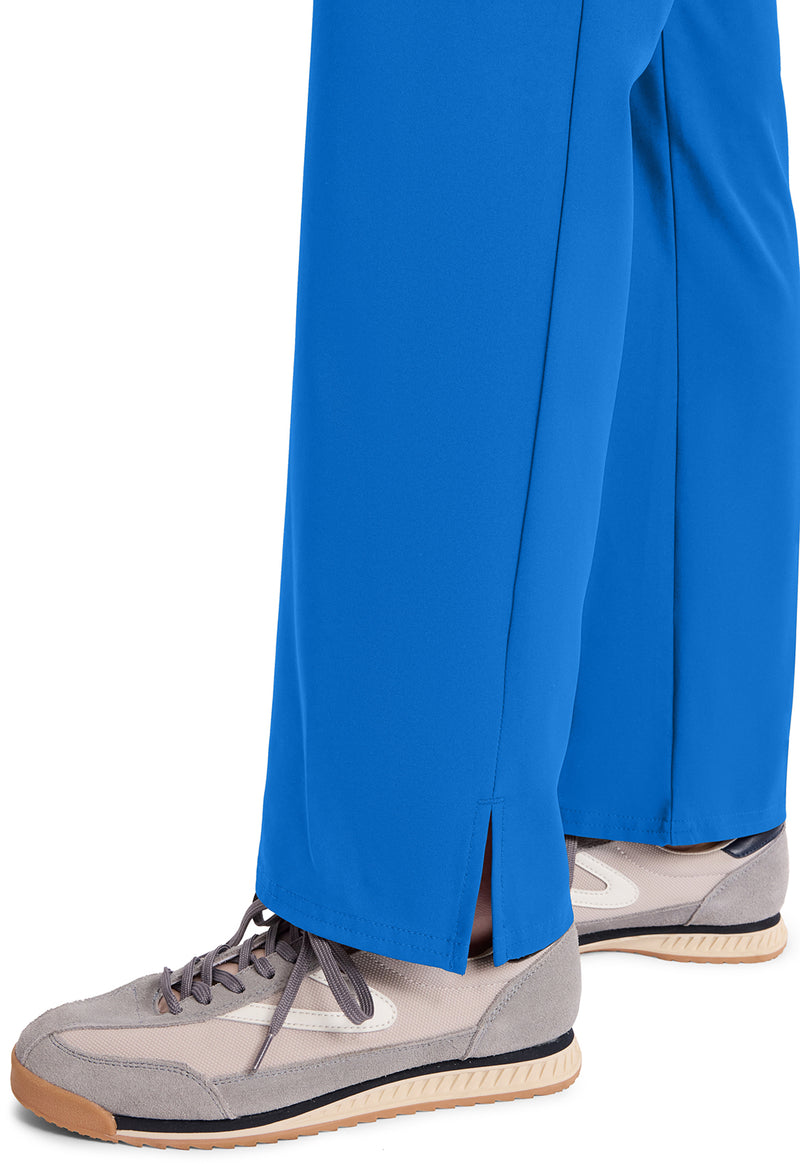 Royal - Women's Mid Rise Flare Leg Scrub Pants (View 4)
