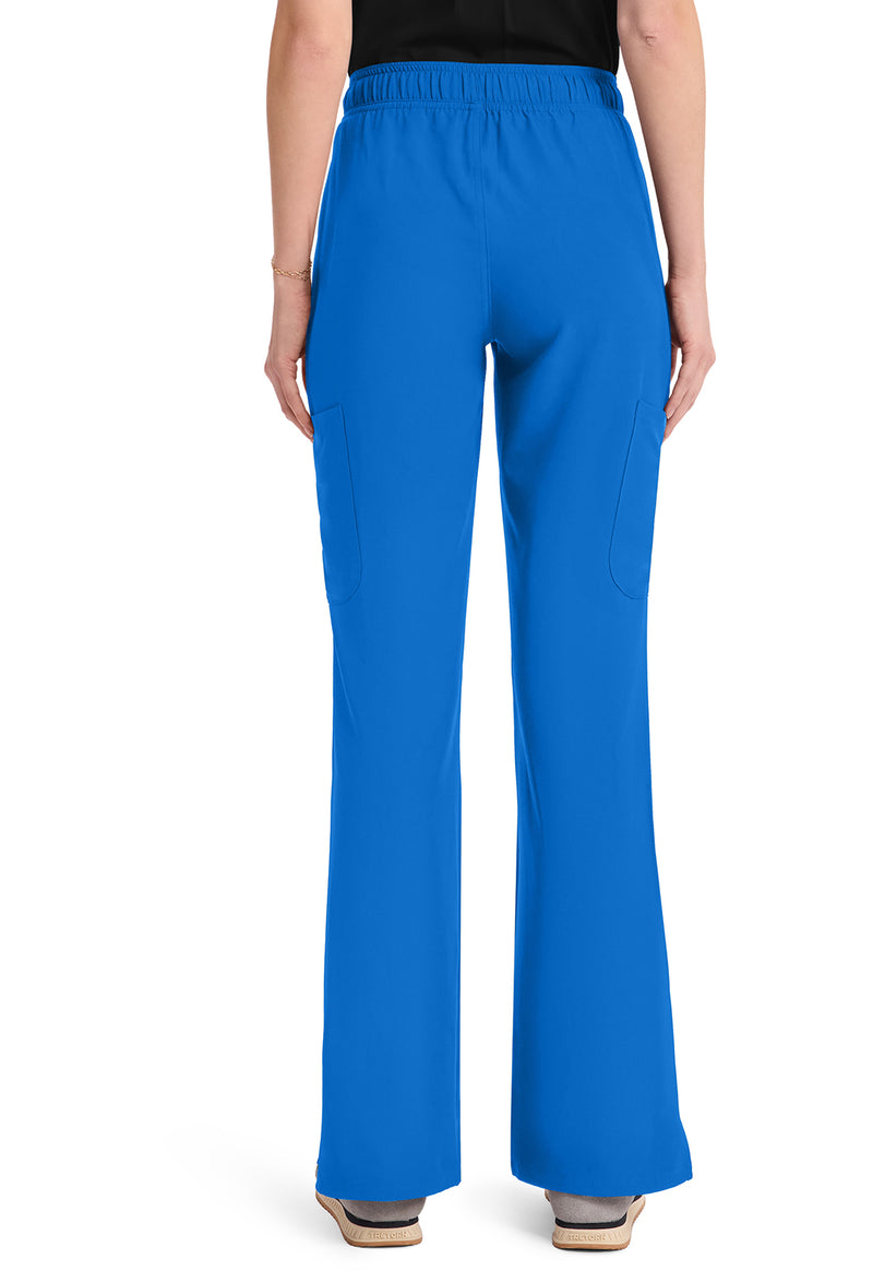 Royal - Med Couture Insight Women Scrub Pants - Back View