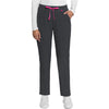 pewter - Mid Rise Drawstring Tapered Leg Pant