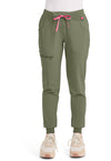 Beyond Green - Med Couture AMP Women Scrub Pants - Front View