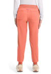 Coral Fusion - Med Couture AMP Women Scrub Pants - Back View