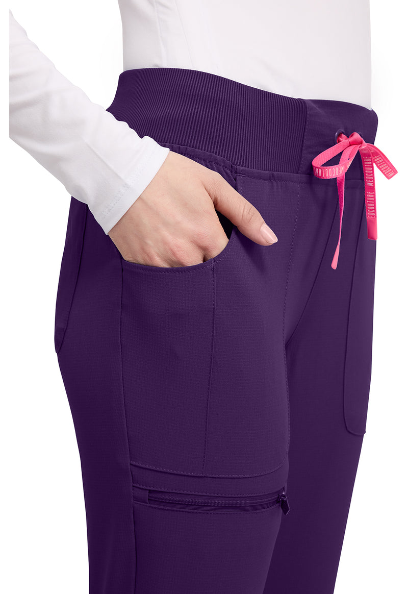 Eggplant - Women's Mid Rise Jogger (View 2)