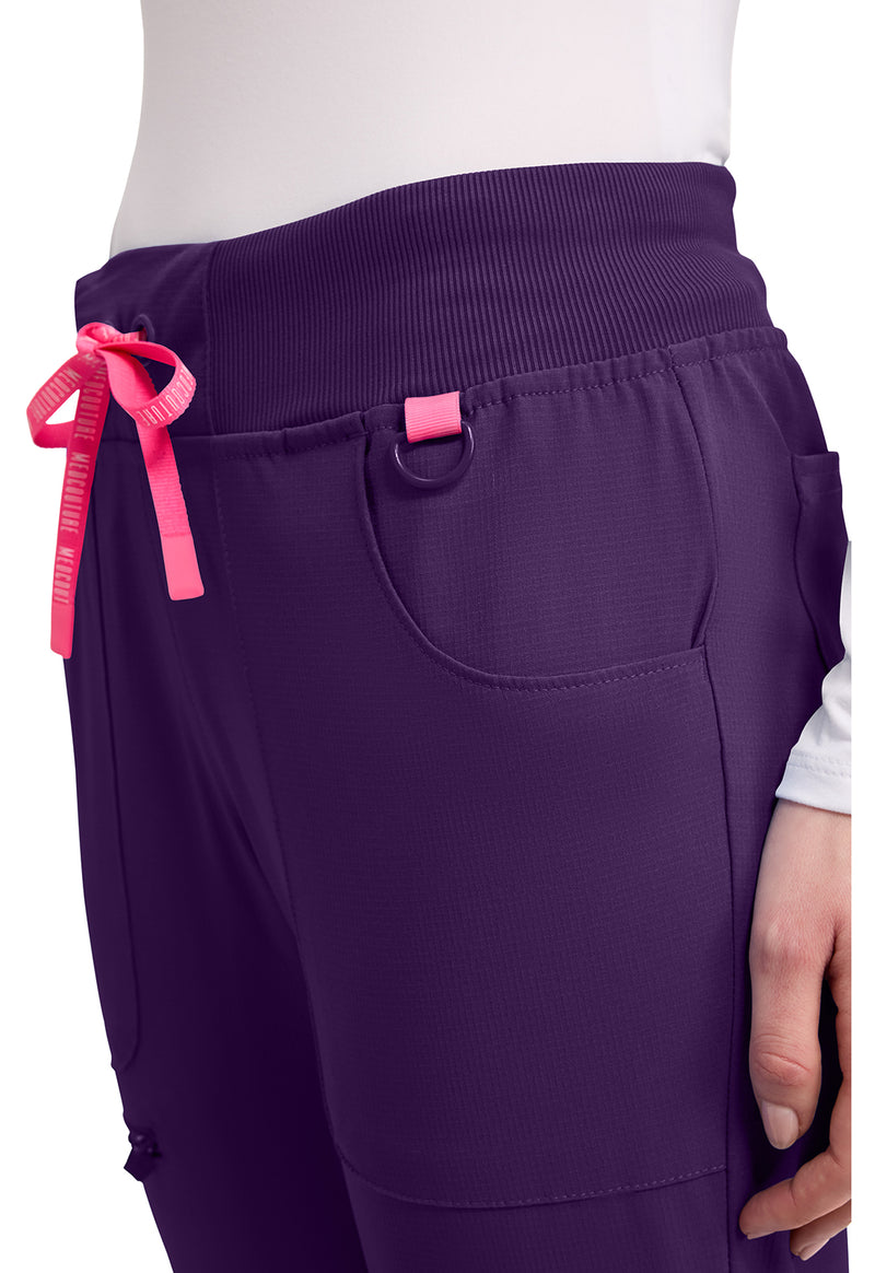 Eggplant - Women's Mid Rise Jogger (View 3)