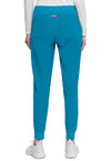 Hyper Blue - Med Couture AMP Women Scrub Pants - Back View