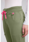 Olive - Women's Mid Rise Jogger (View 3)