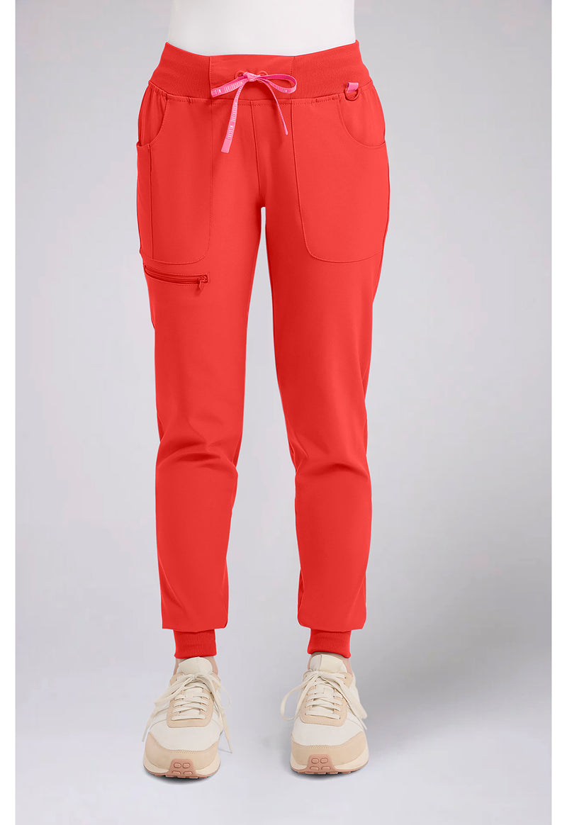 One In A Melon - Med Couture AMP Women Scrub Pants - Front View