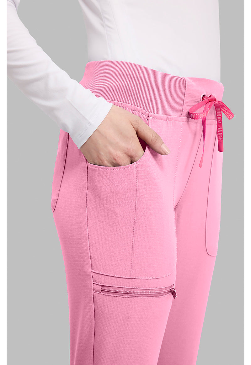 Pixel Pink - Women's Mid Rise Jogger (View 3)