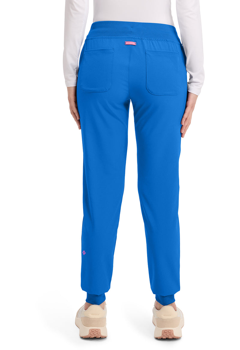 Royal - Med Couture AMP Women Scrub Pants - Back View