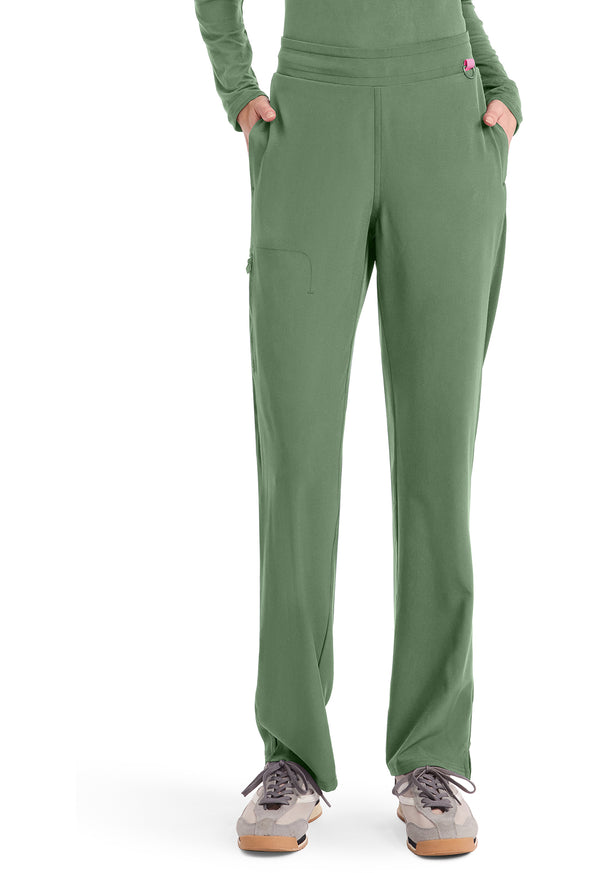Women's Straight Leg Pull-On Scrub Pants
