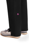 Black - Women's Straight Leg Pull-On Scrub Pants (View 3)
