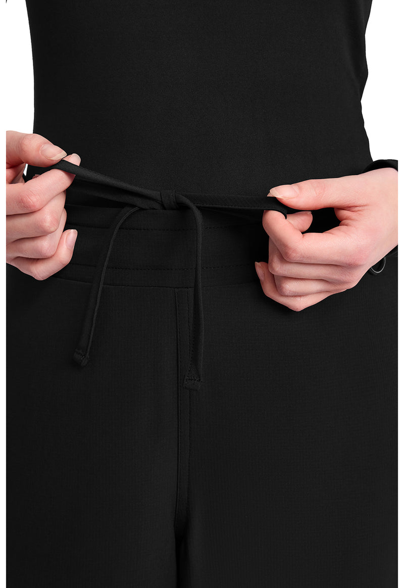 Black - Women's Straight Leg Pull-On Scrub Pants (View 4)