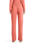 Coral Fusion - Med Couture AMP Women Scrub Pants - Back View