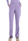 Digital Lavender - Med Couture AMP Women Scrub Pants - Front View