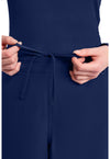 Navy - Women's Straight Leg Pull-On Scrub Pants (View 4)
