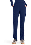 Navy - Med Couture AMP Women Scrub Pants - Front View