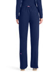 Navy - Med Couture AMP Women Scrub Pants - Back View
