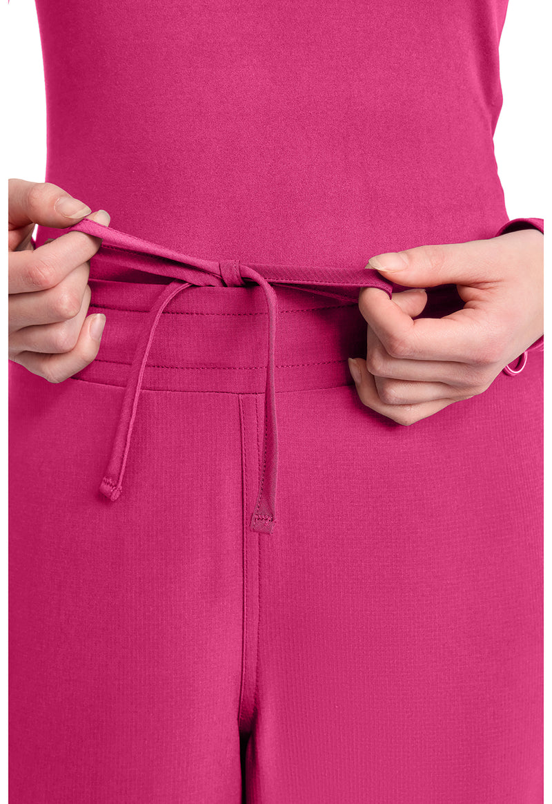 Pink Power - Women's Straight Leg Pull-On Scrub Pants (View 4)