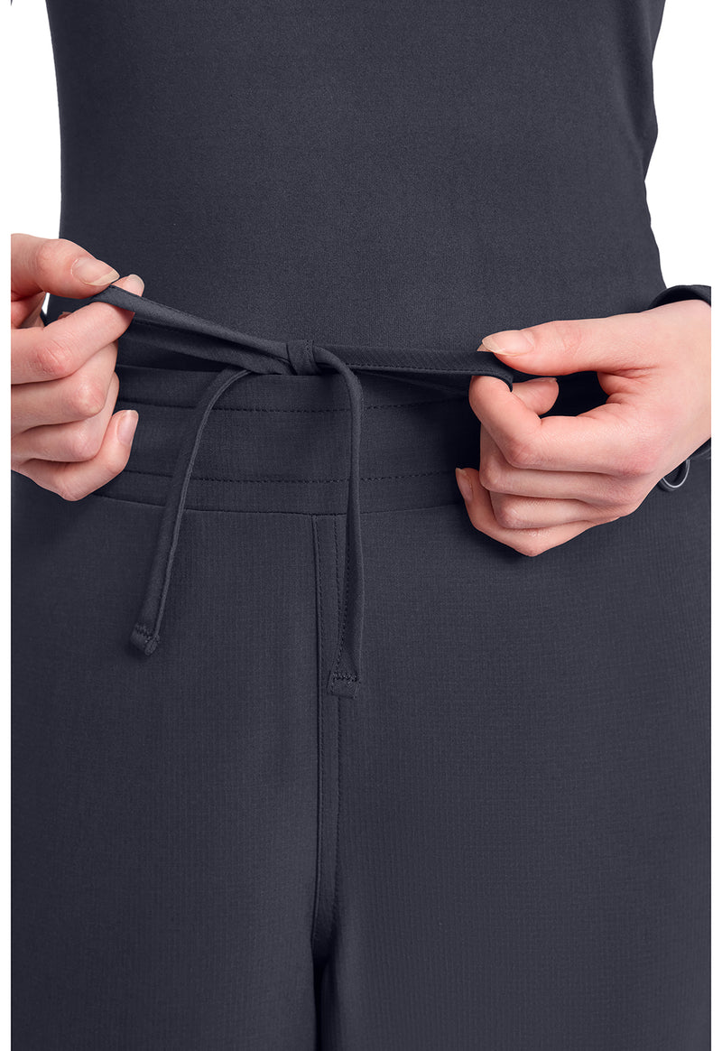 Pewter - Women's Straight Leg Pull-On Scrub Pants (View 4)