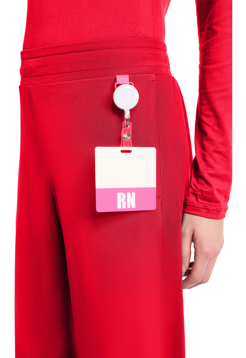 Solar Flare - Women's Straight Leg Pull-On Scrub Pants (View 4)