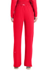 Solar Flare - Med Couture AMP Women Scrub Pants - Back View