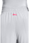 White - Women's Straight Leg Pull-On Scrub Pants (View 2)