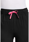Black - Women's High Rise 4-Pocket Flare Scrub Pants (View 3)