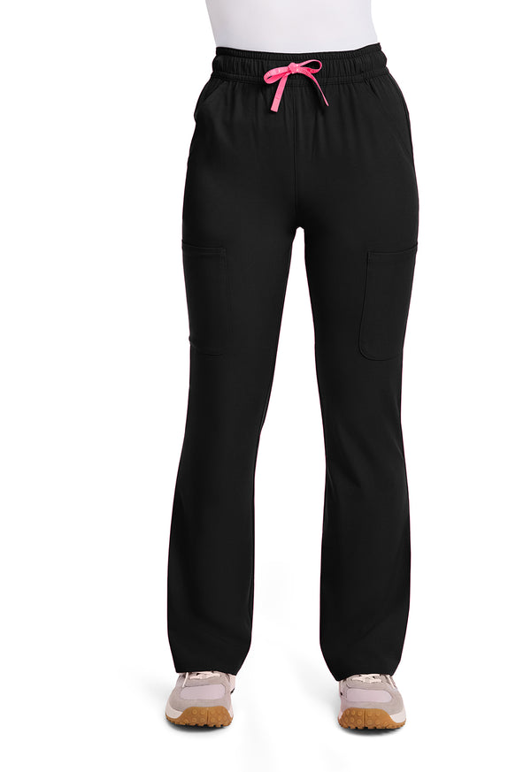 Women's High Rise 4-Pocket Flare Scrub Pants
