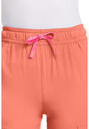 Coral Fusion - Women's High Rise 4-Pocket Flare Scrub Pants (View 3)