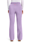 Digital Lavender - Med Couture AMP Women Scrub Pants - Back View