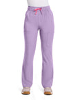Digital Lavender - Med Couture AMP Women Scrub Pants - Front View